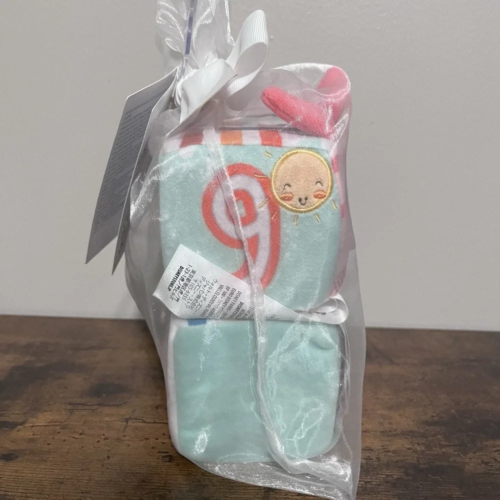 Disney Baby Winnie the Pooh Piglet Tigger Roo Milestone Plush Baby Blocks